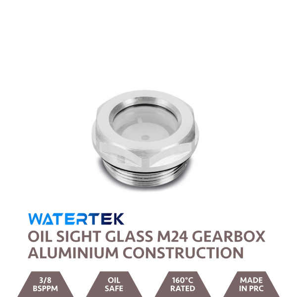 Watertek M24 Gearbox Sight Glass Aluminium 3/8 BSPPM